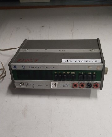Вольтметр В7-22А фото 1