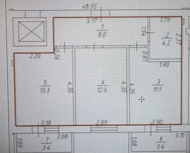 2-к квартира площадью 49,20 м² фото 74948