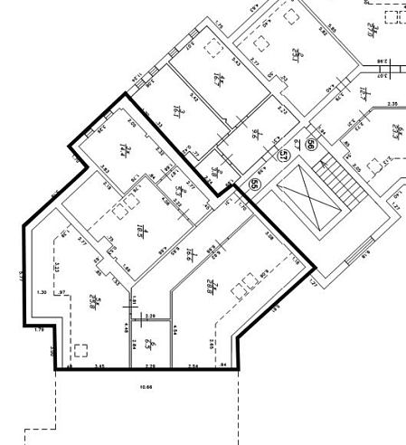 Квартира  площадью 115,90 м² фото 69329