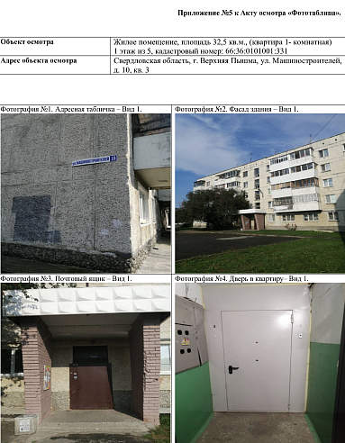 1-к квартира площадью 32 м² фото 1