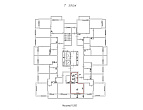 превью Квартира  площадью 24,80 м² фото 3