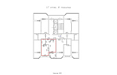 превью 1-к Квартира  площадью 36,40 м² фото 3